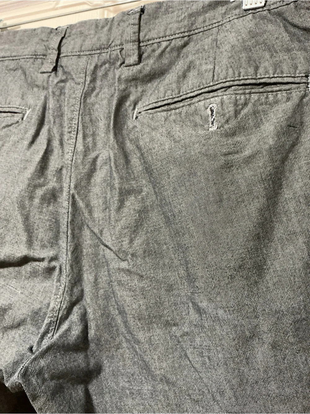 J. Crew Men’s Grey Flat-Front Shorts